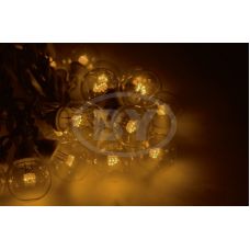 Светодиодная гирлянда Neon-night "LED Galaxy Bulb String" желтый, белый каучук