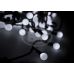 Светодиодная гирлянда Light-neon "LED шарики" белый 20 м Ø 17.5 мм