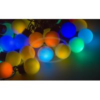 Светодиодная гирлянда "LED шарики" RGB 10 м Ø 30 мм