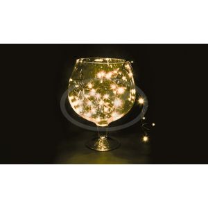 Светодиодная гирлянда Light-neon «Твинкл лайт» теплый белый 20 м