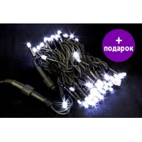 Светодиодная гирлянда Winner Light «Нить 100 LED» 10 м белый