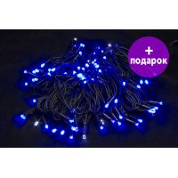 Светодиодная гирлянда Winner Light «Нить 100 LED» 10 м синий