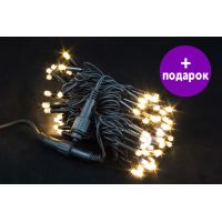 Светодиодная гирлянда Winner Light «Нить 100 LED» 10 м тепло-белый