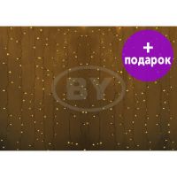 Светодиодная занавес 1.5*1 м тёплый белый