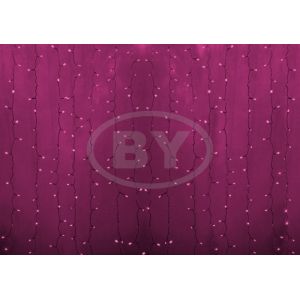 Светодиодная занавес Light-neon 2*1.5 м розовый, прозрачный ПВХ
