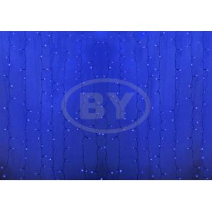 Светодиодная занавес Light-neon 2*1.5 м синий, прозрачный ПВХ
