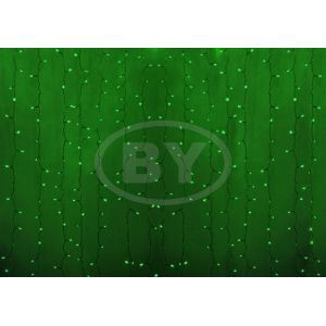 Светодиодная занавес Light-neon 2*1.5 м зелёный, прозрачный ПВХ