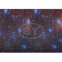 Светодиодная занавес Light-neon 2*3 м мерцание красный, белый ПВХ