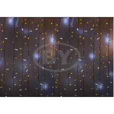 Светодиодная занавес Light-neon 2*3 м мерцание желтый, белый ПВХ