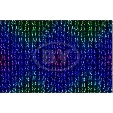 Светодиодная занавес Light-neon 3.2*3 м 4*8 нитей RGB