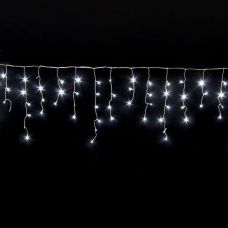 Светодиодная бахрома IQ LED  фиксинг 200 (50×4), 230V без контр. белый/белый провод