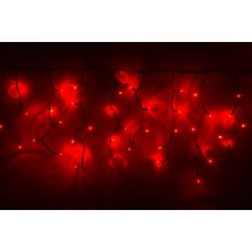 Светодиодная бахрома IQ LED фиксинг 4.8M, 240V (без силового шнура) красный/черный провод
