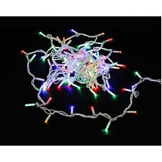 Светодиодная бахрома IQ LED  капсулы, длина 5м, 200 диодов, мульти, бел.пр