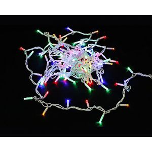 Светодиодная бахрома IQ LED  капсулы, длина 5м, 200 диодов, мульти, бел.пр