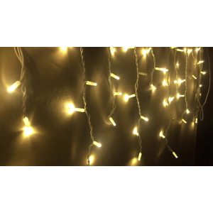 Светодиодная бахрома, линзованные диоды, 100Led, 3x0.6m