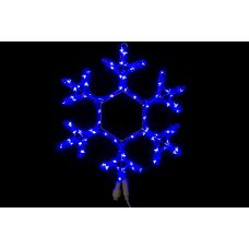 Светодиодная фигура Winner Light Снежинка 40 см, синяя