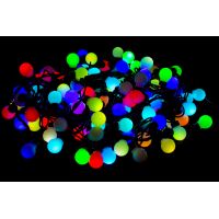 Светодиодная гирлянда Winner Light Нить-шарик 3 см, RGB, 100 LED