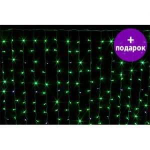 Светодиодная занавес уличный Winner Light 2*3 м зеленый 320 LED