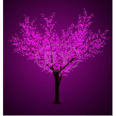 Светодиодное дерево Light-neon "Сакура" фиолетовый 3.6 м, Ø 3 м IP 65