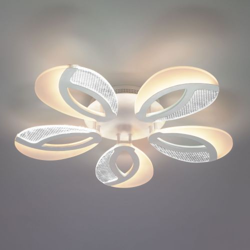 Светодиодный потолочный светильник с пультом управления Eurosvet 90140/5 белый