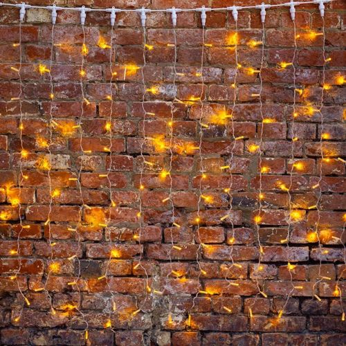 Световой занавес Light-neon Дождь 235-301-6 (желтый)