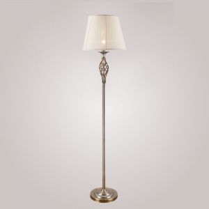 Торшер с абажуром Eurosvet 01003/1 античная бронза