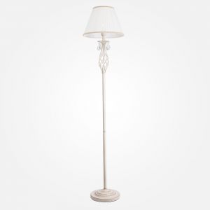 Торшер с абажуром Eurosvet 10073/1 белый с золотом