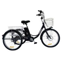 Трёхколёсный электровелосипед Smart8 Farmer черный