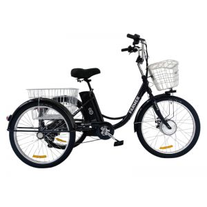 Трёхколёсный электровелосипед Smart8 Farmer черный