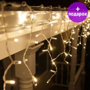 Уличная диодная бахрома (усиленный провод) 5*0.5 м