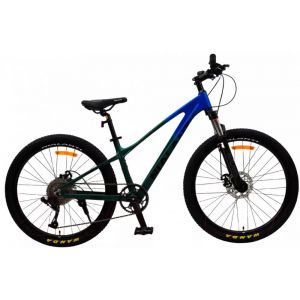 Велосипед Nialanti Fusion 1.0 MD 26 2024 (14, зеленый/синий)