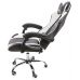 Вибромассажное кресло Calviano ASTI ULTIMATO black/white/black