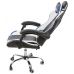 Вибромассажное кресло Calviano ASTI ULTIMATO black/white/blue