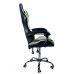 Вибромассажное кресло Calviano ASTI ULTIMATO black/white/green
