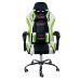 Вибромассажное кресло Calviano ASTI ULTIMATO black/white/green