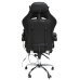 Вибромассажное кресло Calviano AVANTI ULTIMATO black/white/black с подножкой