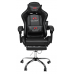 Вибромассажное кресло Calviano AVANTI ULTIMATO total black с подножкой