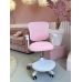 Вибромассажное кресло Calviano Comfy розовое с подножкой