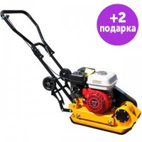 Виброплита SKIPER С-60 (Honda GX160, бак, колеса, мат)