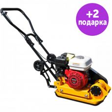Виброплита SKIPER С-60 (Honda GX160, бак, колеса, мат)