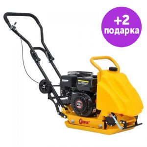 Виброплита Skiper С-60 (LC160F; бак, колеса, мат)