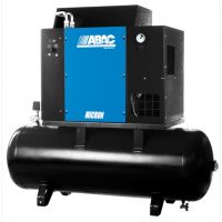 Винтовой компрессор ABAC MICRON.E 7,5 - 200 - 10 бар с осушителем, стартер звезда